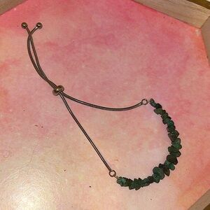 Genuine Brazilian Emerald Adjustable Bracelet